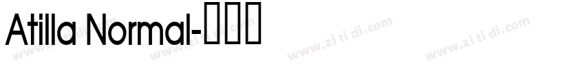 Atilla Normal字体转换